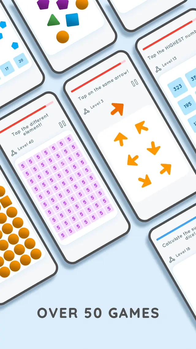 Uno dei rompicapi minimalisti di Eureka - Brain Training