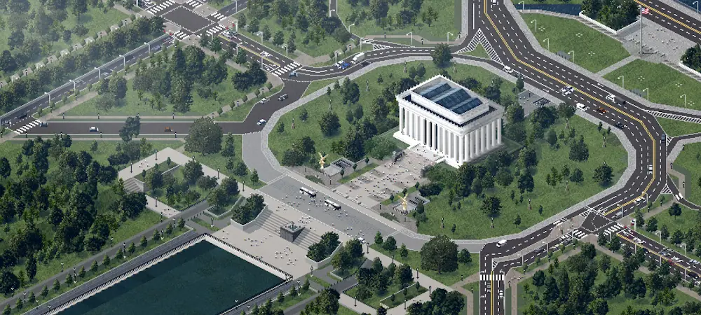 Quartiere e viali principali di una città in TheoTown: City Builder